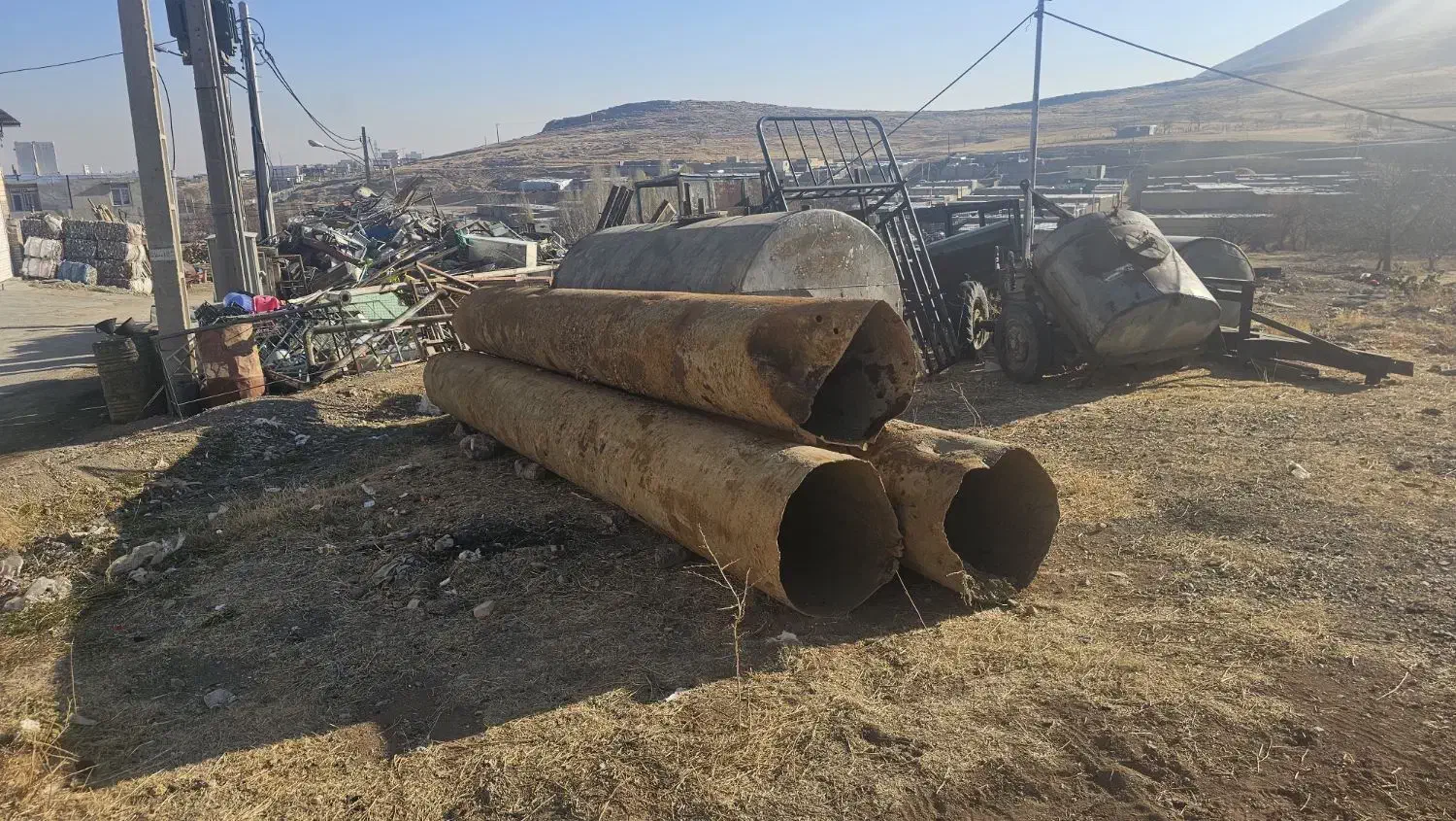 فروش تانکر لوله سه چرخه|مصالح و تجهیزات ساختمان|بیجار, |دیوار