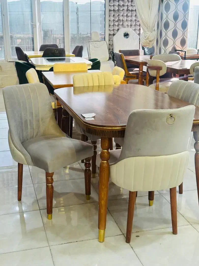 ناهارخوری خرگوشی چوب روس زرکالا3|میز و صندلی غذاخوری|یاسوج, |دیوار