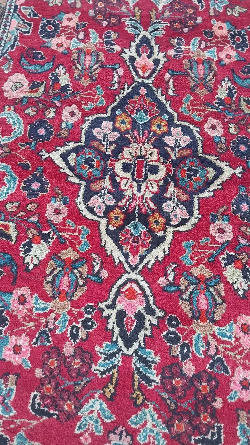 جفت۵متری نهاوند دستباف پشم|فرش|دورود, |دیوار