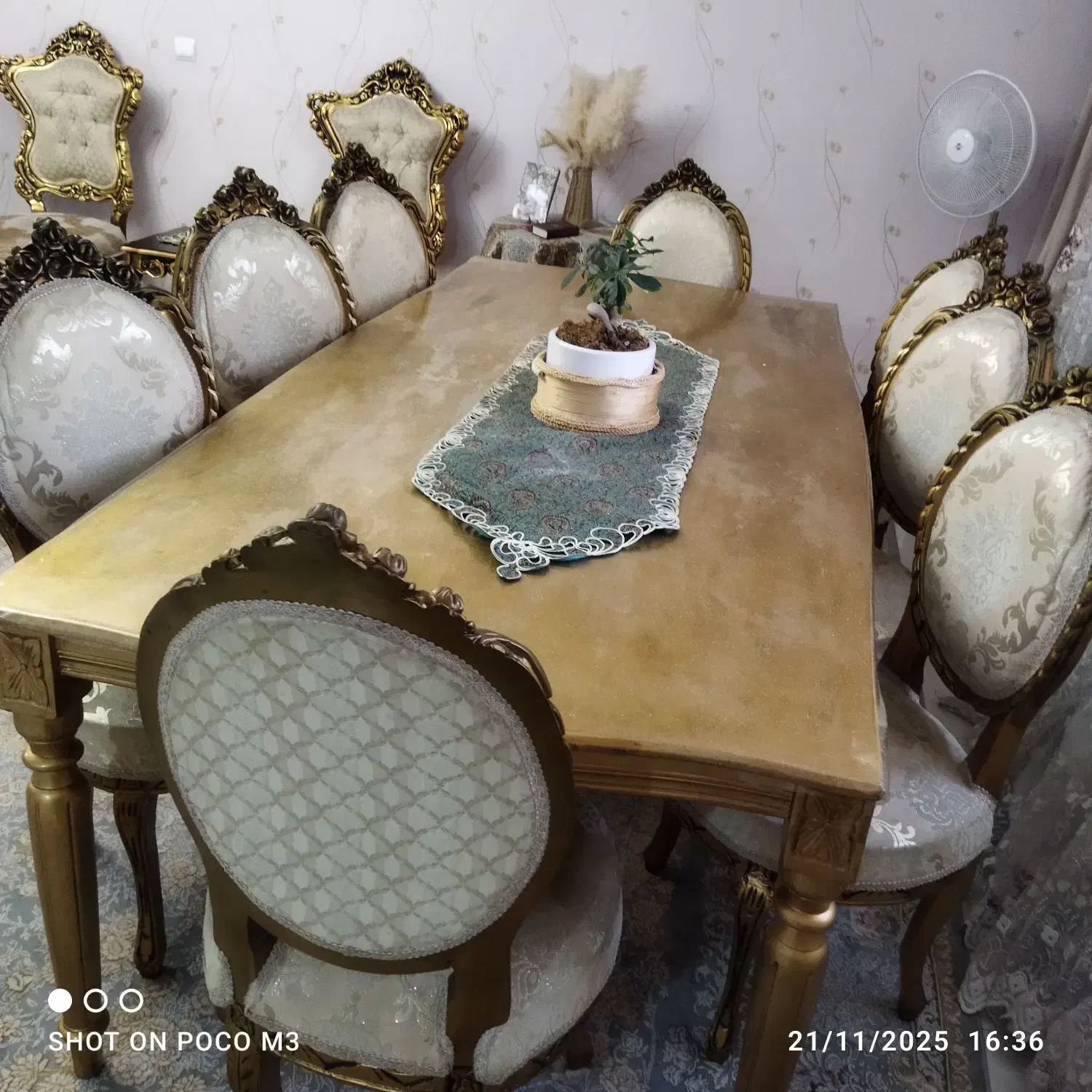 میز ناهارخوری و مبل استیل و ساعت ایستاده|مبلمان خانگی و میز عسلی|رباط‌کریم, رباط‌کریم|دیوار