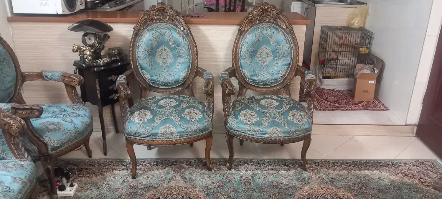 مبل ۹ نفره در حد نو|مبلمان خانگی و میز عسلی|تهران, افسریه شمالی|دیوار