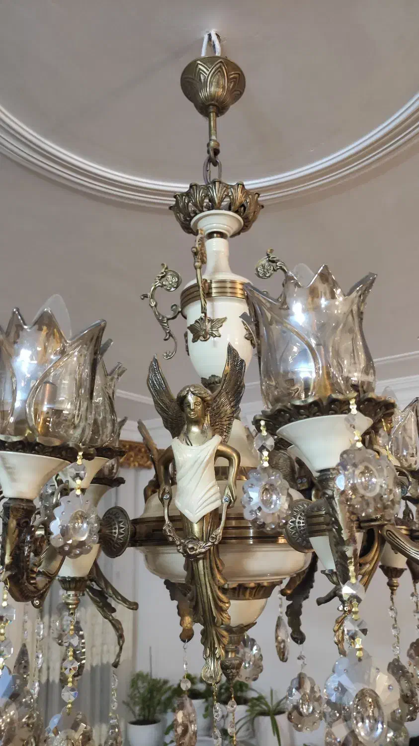 لوستر کلاسیک|لوستر و چراغ آویز|کرمان, |دیوار