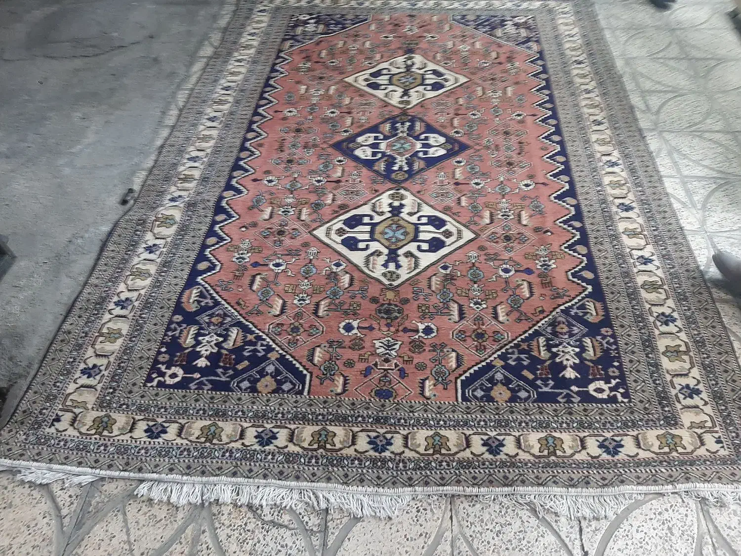 فرش دست بافت ۶ متری|فرش|نسیمشهر, |دیوار