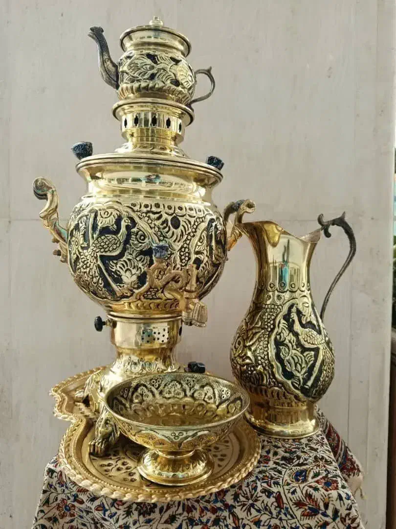 سماور طلایی|سماور، چای‌ساز، قهوه‌ساز|الوند, |دیوار