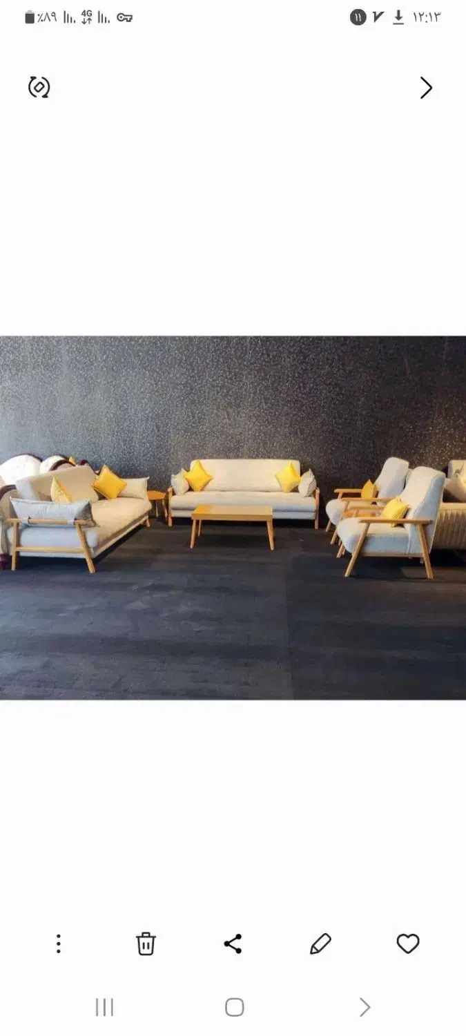 مبل مینیمال)&مدل نیلوفر هفت نفره|مبلمان خانگی و میز عسلی|اصفهان, کساره|دیوار