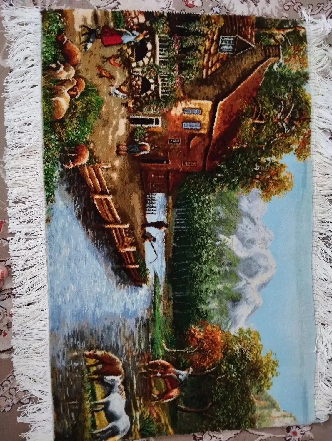 تابلو فرش دستبافت|تابلو فرش|کبودرآهنگ, |دیوار