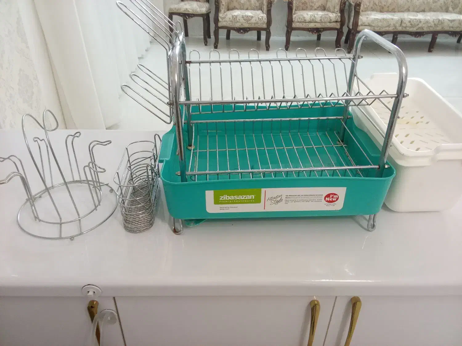 آب چکان و جاظرفی|آب‌چکان و نظم‌دهنده ظروف|تربت‌حیدریه, آسایش|دیوار