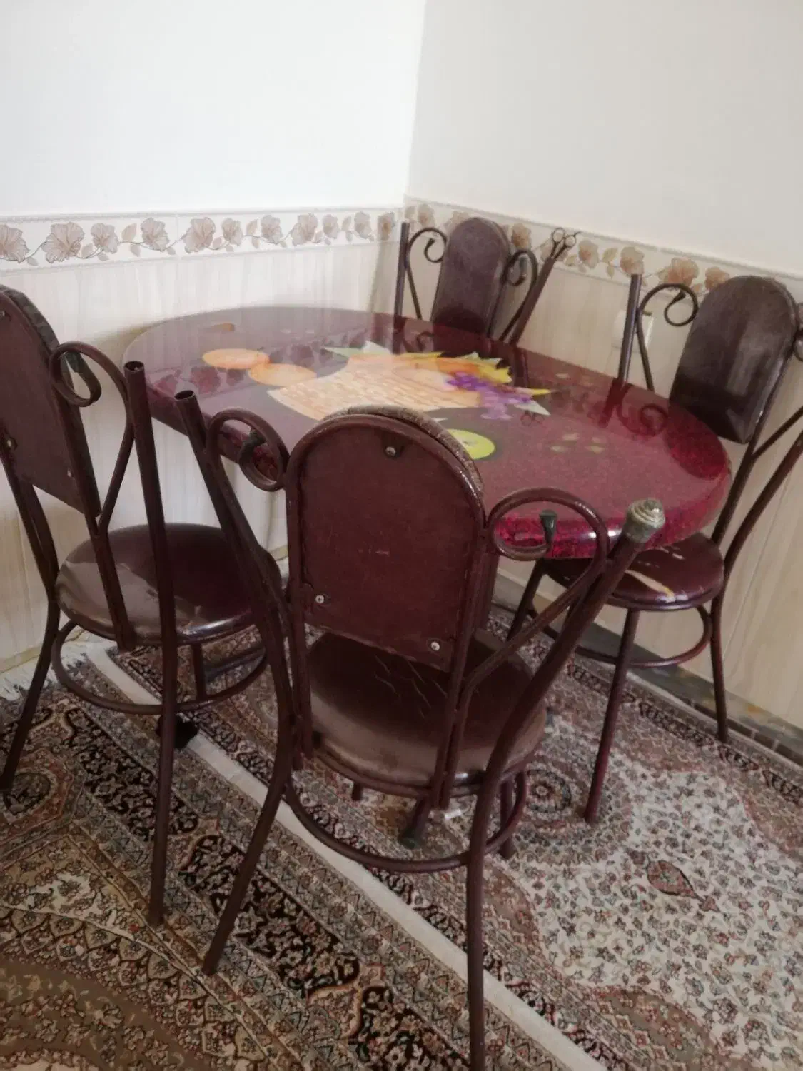 میز غذا خوری 4نفره|میز و صندلی غذاخوری|کرمانشاه, |دیوار