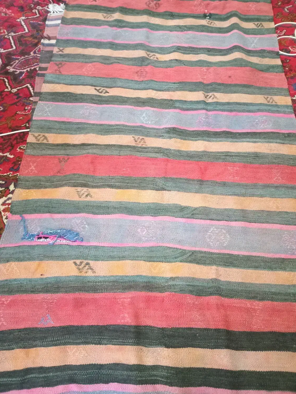 گلیم قدیمی|گلیم، جاجیم، گبه|تبریز, |دیوار