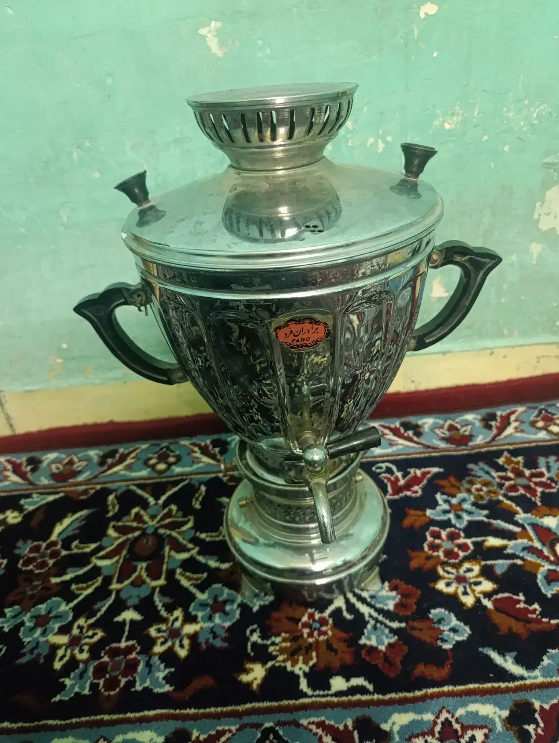 سماور نفتی قدیمی|سماور، چای‌ساز، قهوه‌ساز|اهواز, زندوکیلی|دیوار