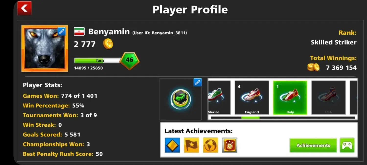 اکانت ساکر استار ناب|کنسول، بازی ویدئویی و آنلاین|تهران, جوانمردان (اندیشه)|دیوار