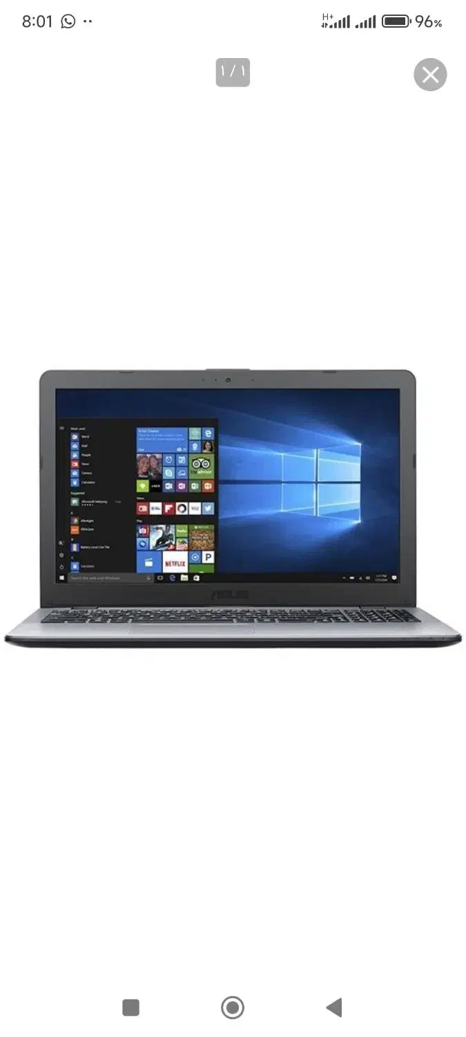 لپ تاپ ایسوز 15اینچی مدل R542UN-A|رایانه همراه|خرمآباد, |دیوار