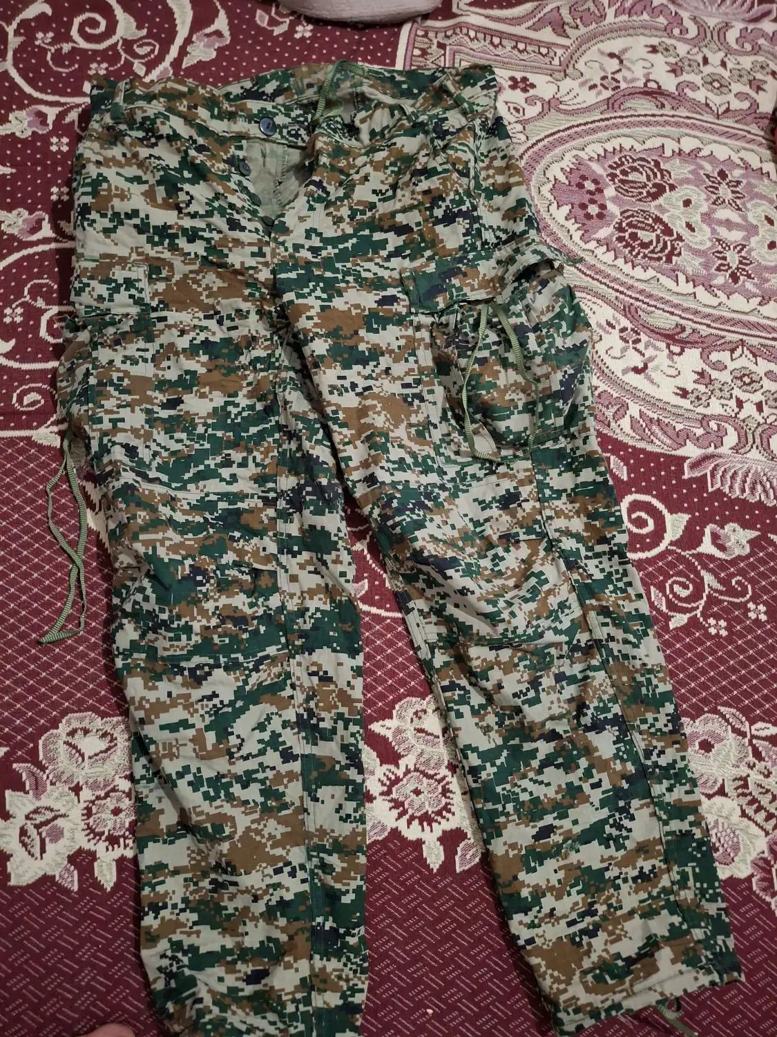 لباس دیجیتالی سبز یقه عملیاتی ساتر سبز|لباس|تبریز, |دیوار