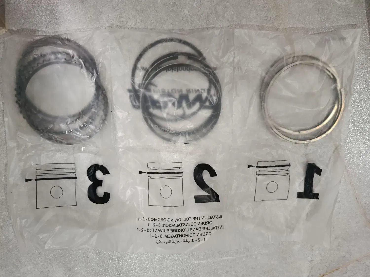 رینگ پیستون اصل شرکتی|قطعات یدکی و لوازم جانبی|تالش, هشتپر|دیوار