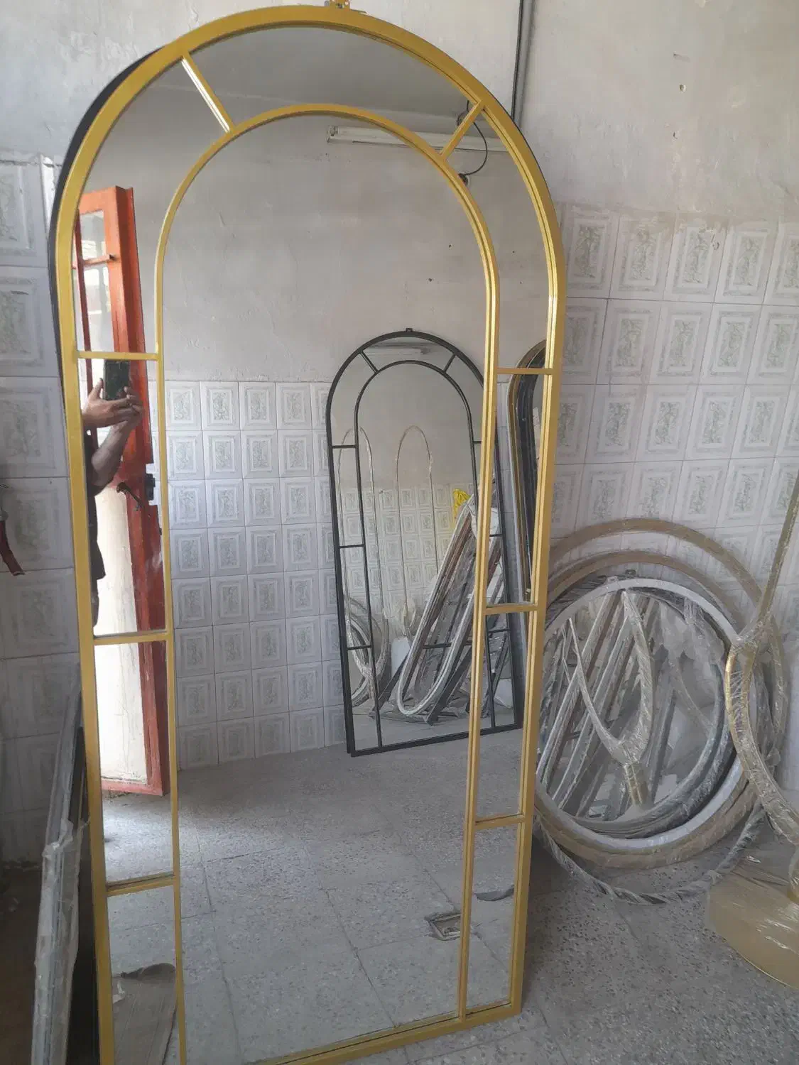 فرم چوبی آیینه|آینه|اراک, |دیوار