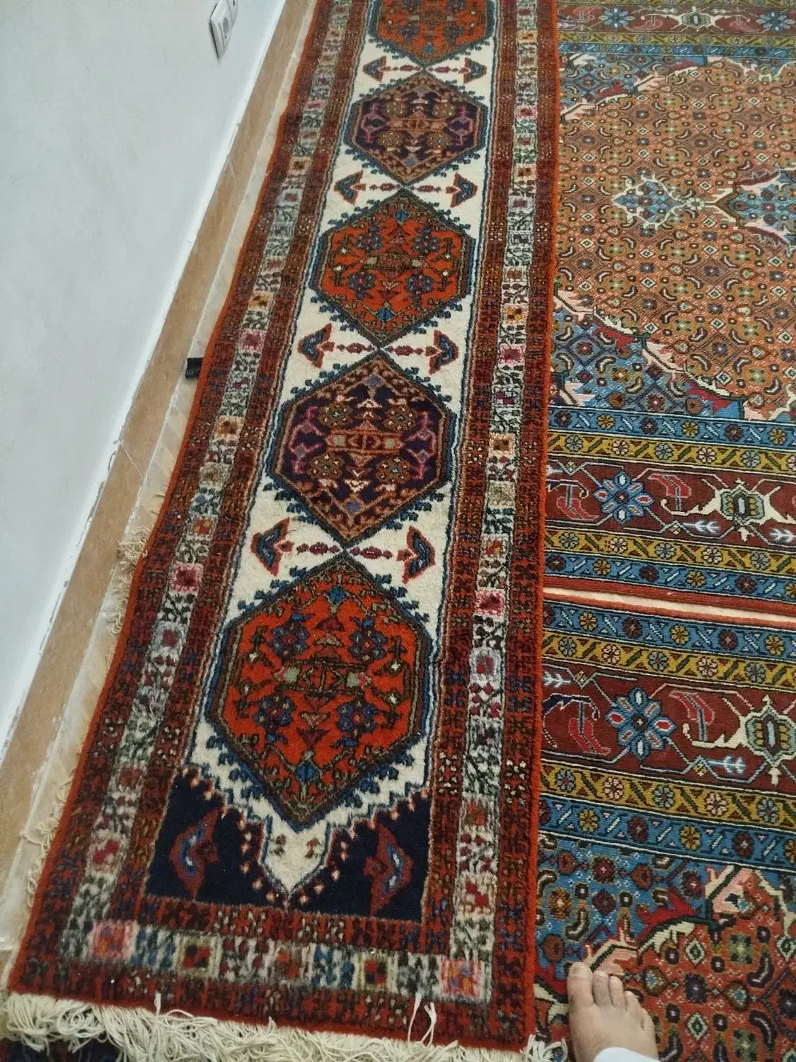 فرش کناره طبیعی۳متردر۷۰|فرش|اردبیل, |دیوار