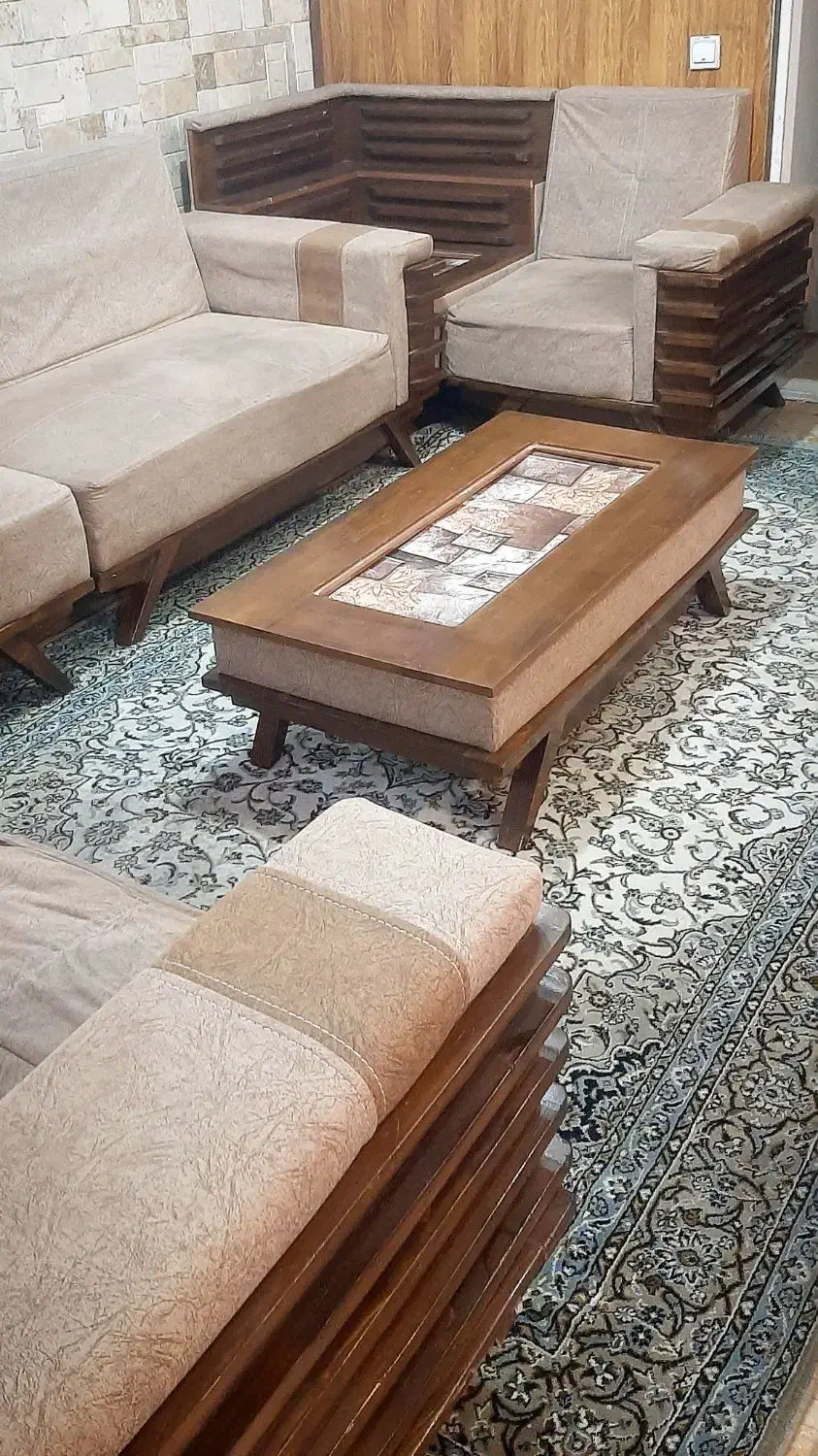 مبلمان ۷ نفره ۴ میلیون|مبلمان خانگی و میز عسلی|تهران, حبیب الله|دیوار