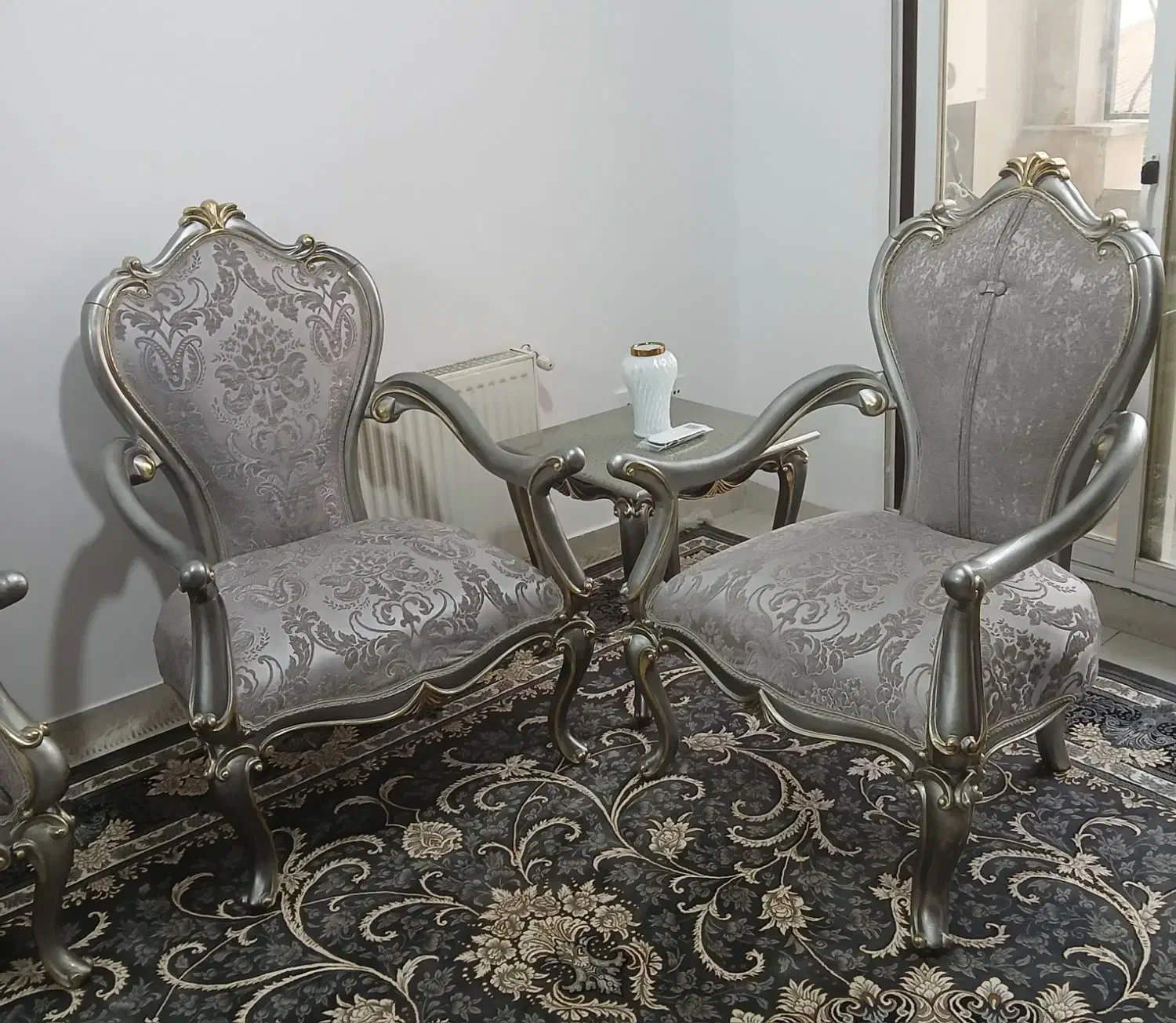 فروش فوری مبل سلطنتی 9 نفره|مبلمان خانگی و میز عسلی|گرگان, |دیوار