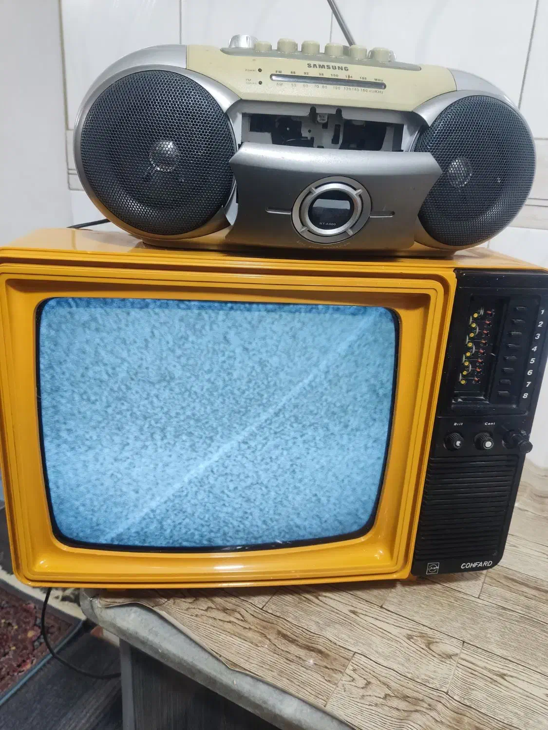 تلویزیون سیاه وسفید قدیمی شهاب|تلویزیون و پروژکتور|تهران, نعمتآباد|دیوار