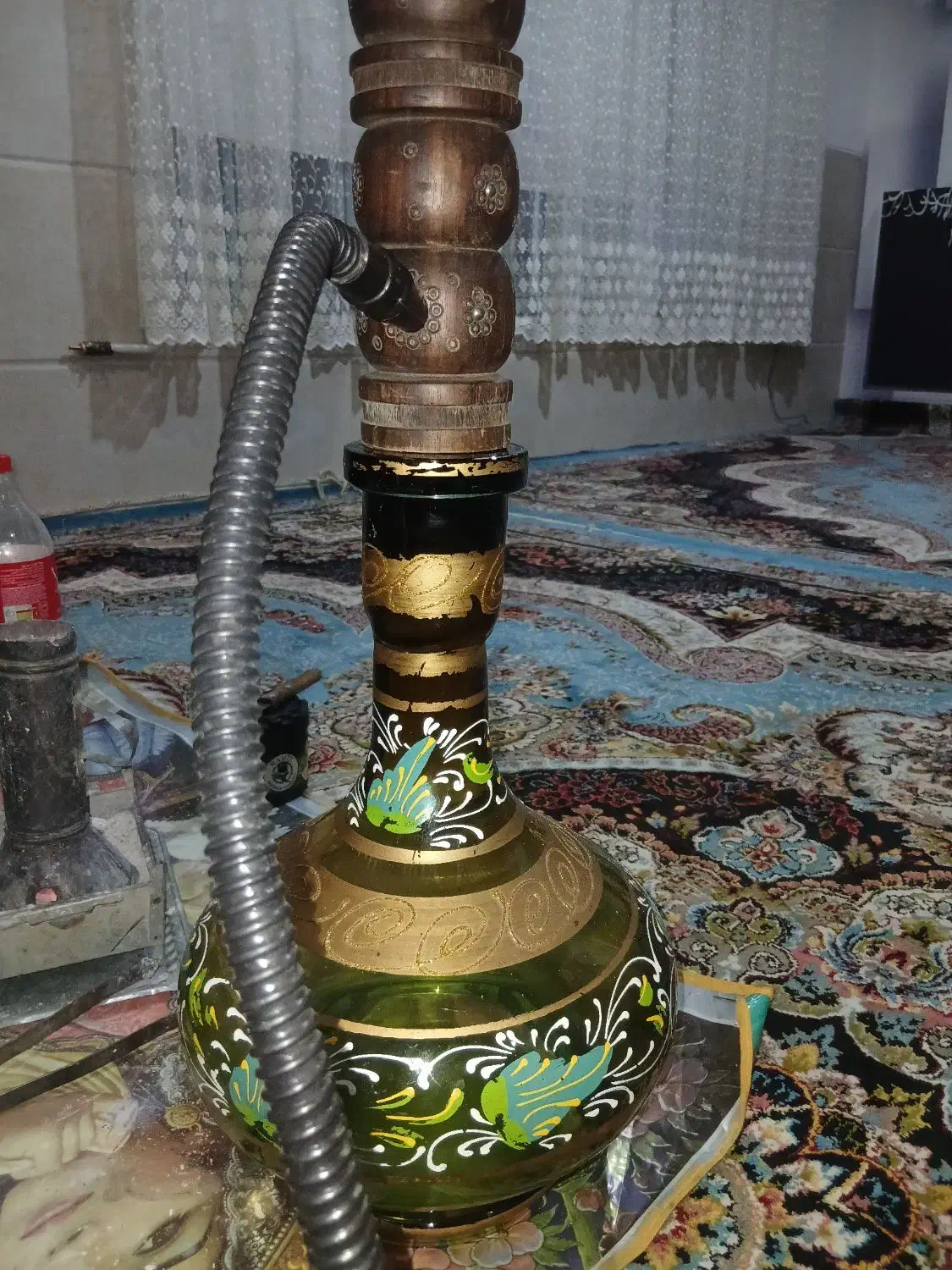 قلیون بزرگ با طرح مار کبری|کلکسیون و سرگرمی|کرمان, |دیوار