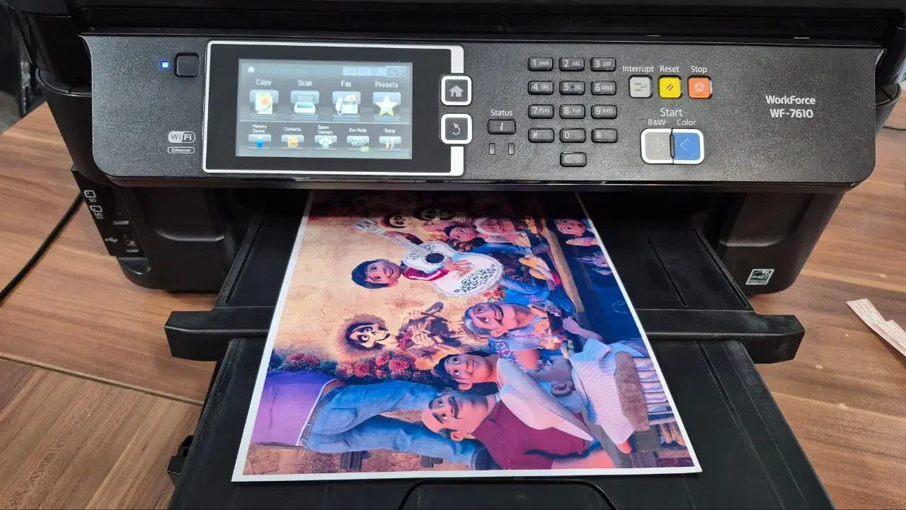 پرینتر 4 کاره اپسون 7610 کپی پرینت اسکن فکس|پرینتر، اسکنر، کپی، فکس|کرج, مرکز تحقیقات البرز|دیوار