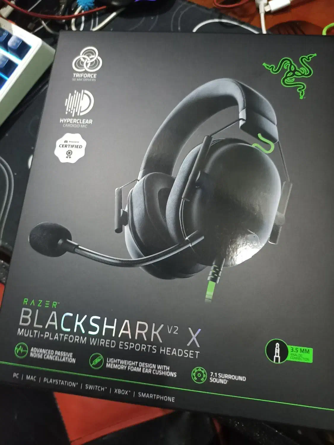 هدفون ریزر بلک شارک V2 X|قطعات و لوازم جانبی رایانه|مشهد, الهیه|دیوار