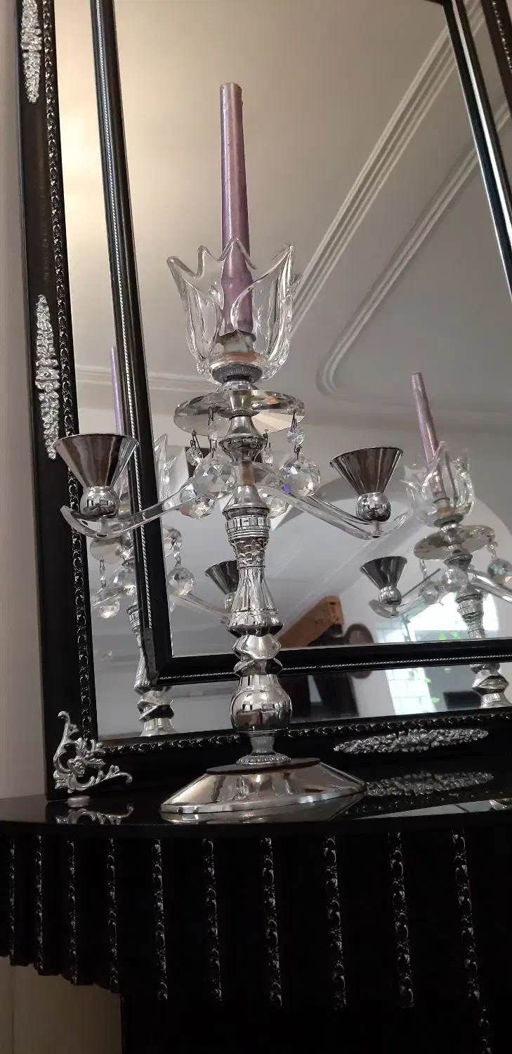 آینه شمعدان|آینه|جهرم, |دیوار