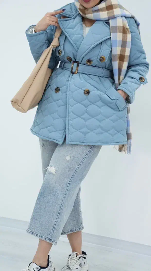 کاپشن ابی دخترانه|لباس|تهران, حکیمیه|دیوار