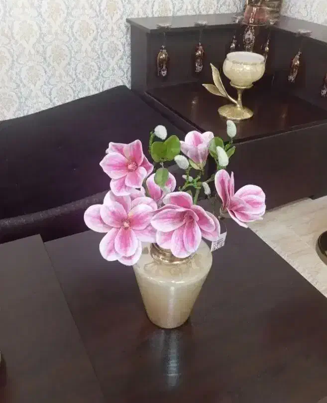 گل مگنولیا صورتی|گل مصنوعی|کرمانشاه, |دیوار