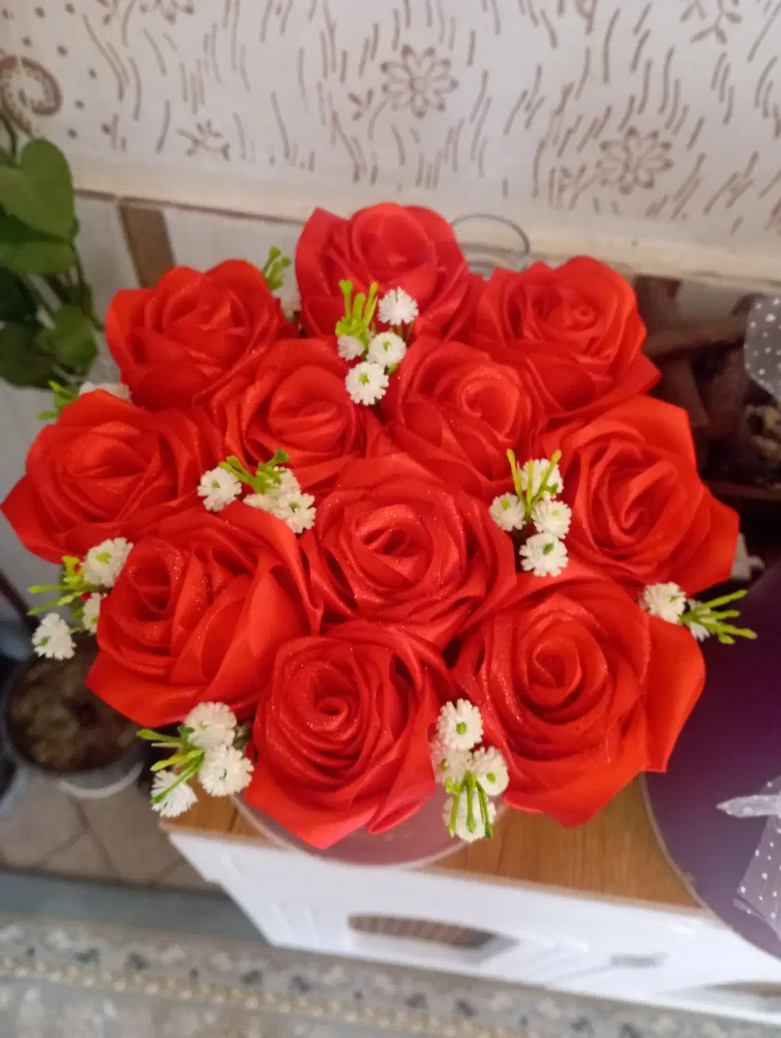 گل باکسی|گل مصنوعی|چناران, |دیوار