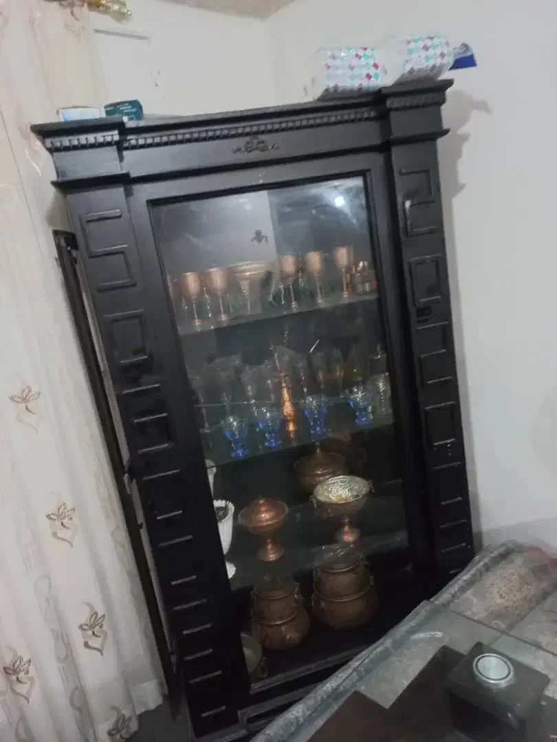 بوفه چوبی|بوفه، ویترین، کنسول|کرمان, |دیوار