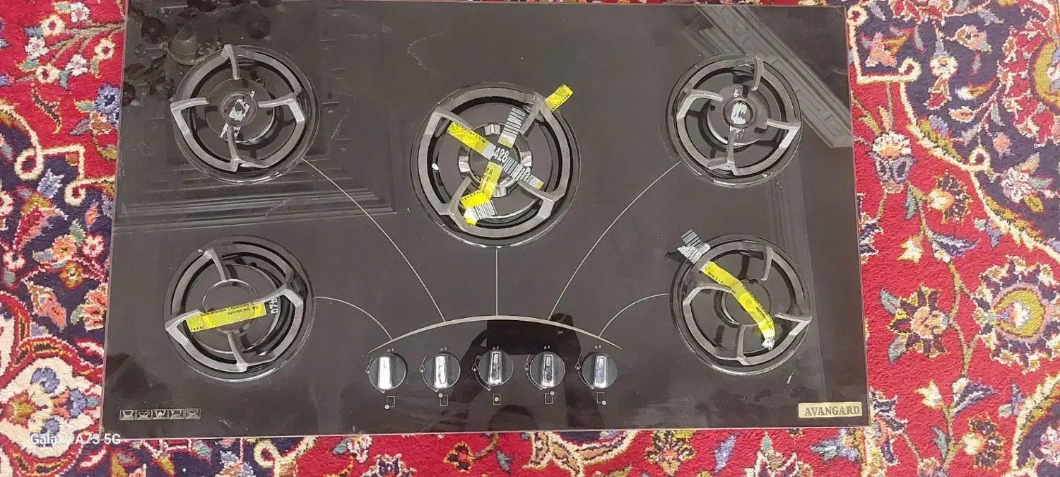 فروش اجاق گاز پنج شعله رو میزی|اجاق گاز و لوازم برقی پختوپز|میانه, |دیوار