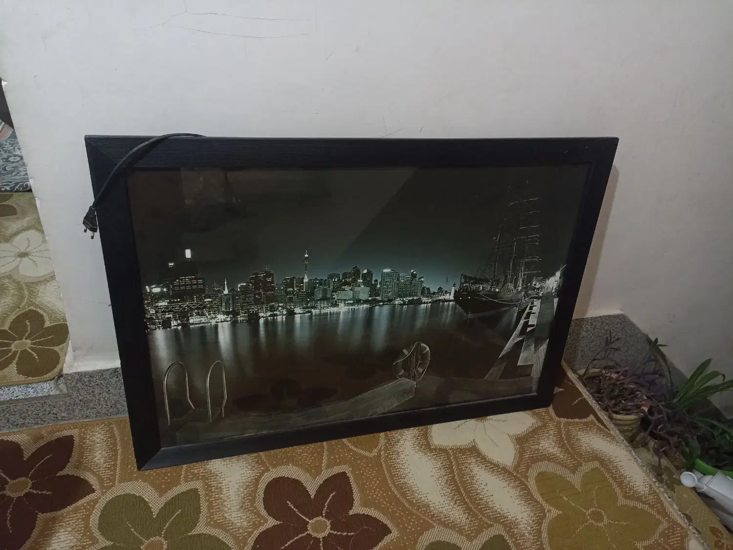 تابلو چراغ دار بزرگ|تابلو، نقاشی، عکس|همدان, |دیوار