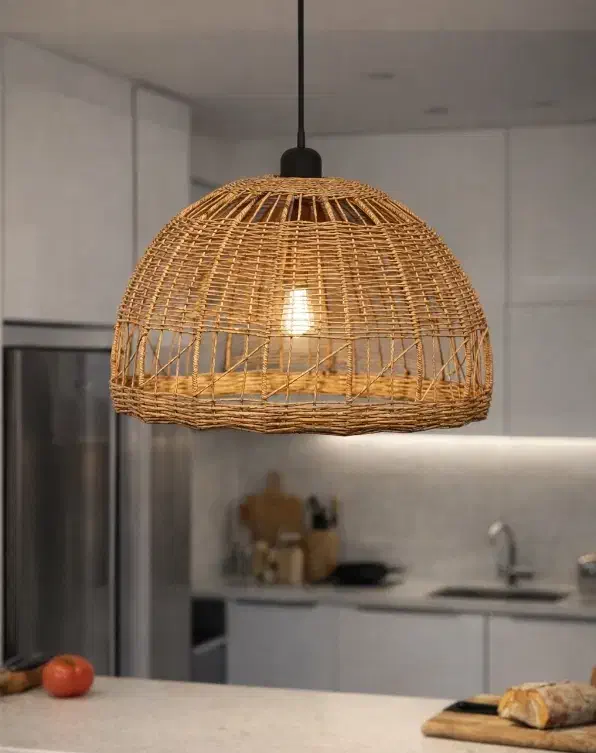 لوستر رافیا|لوستر و چراغ آویز|مشهد, کوشش|دیوار