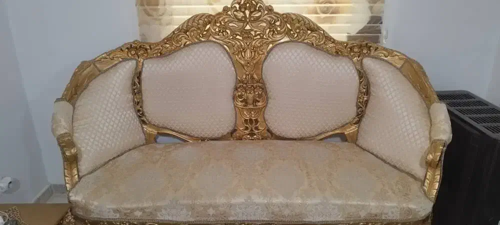 مبل نه نفره سلطنتی|مبلمان خانگی و میز عسلی|کرج, گلشهر|دیوار