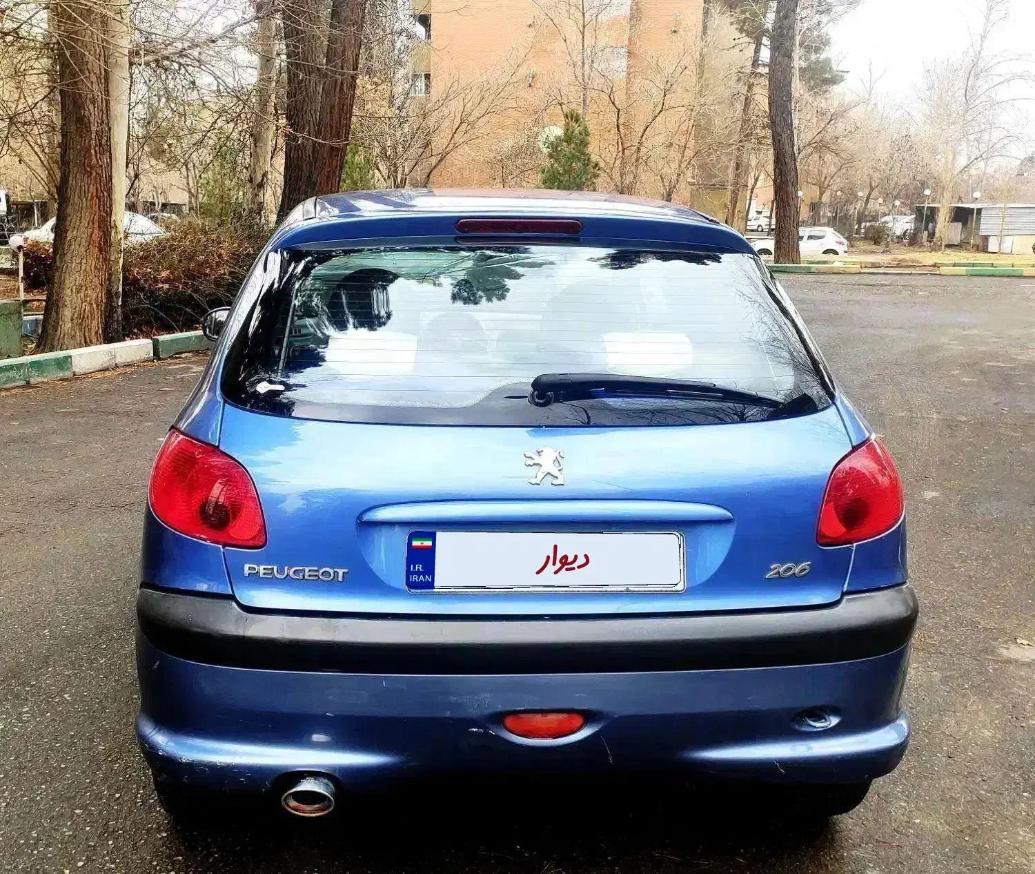 206 تیپ ۵ مدل ۹۳|خودرو سواری و وانت|تهران, نیروی هوایی (پیروزی)|دیوار