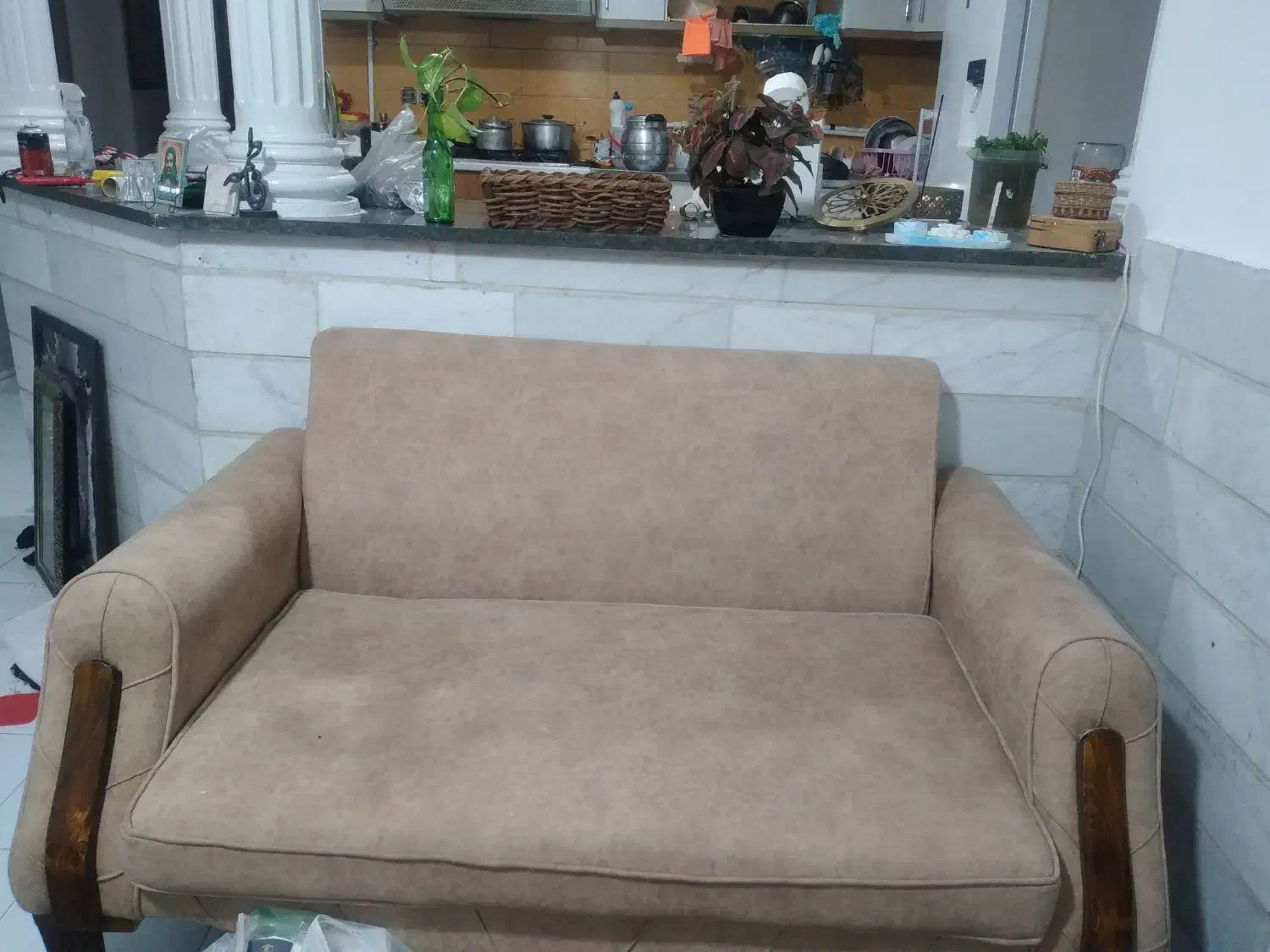 مبل۶نفره درحدنو|مبلمان خانگی و میز عسلی|آبیک, |دیوار