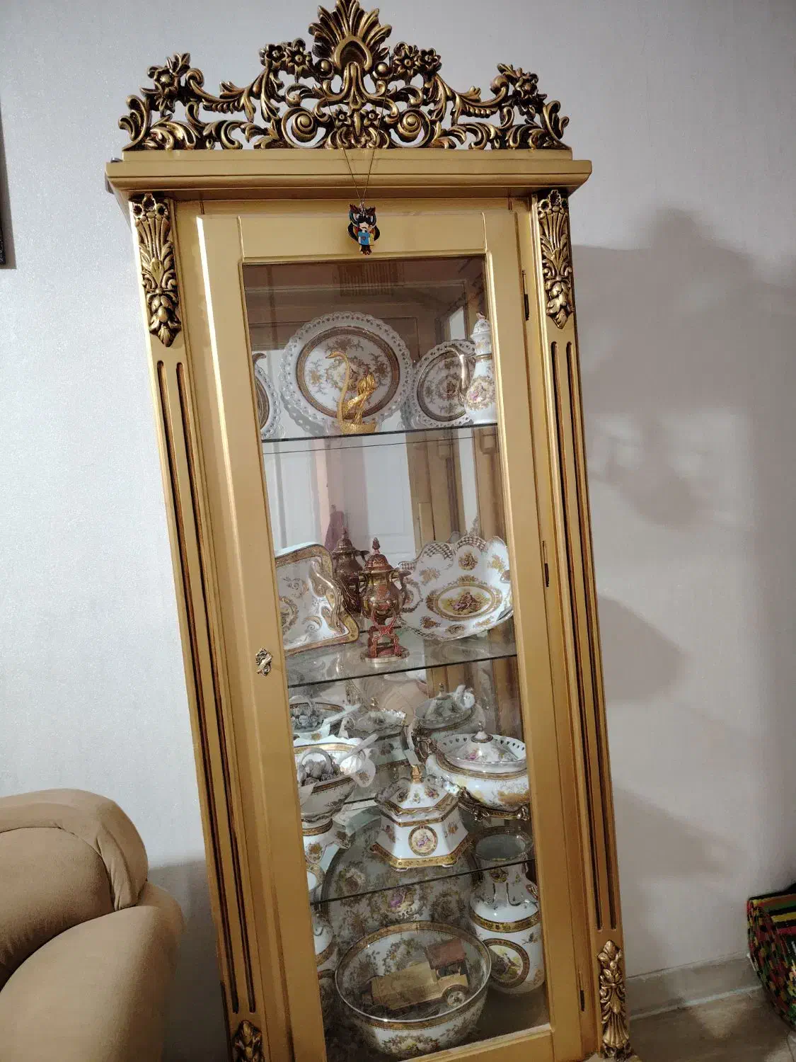 بوفه چوبی|بوفه، ویترین، کنسول|رباطکریم, رباطکریم|دیوار