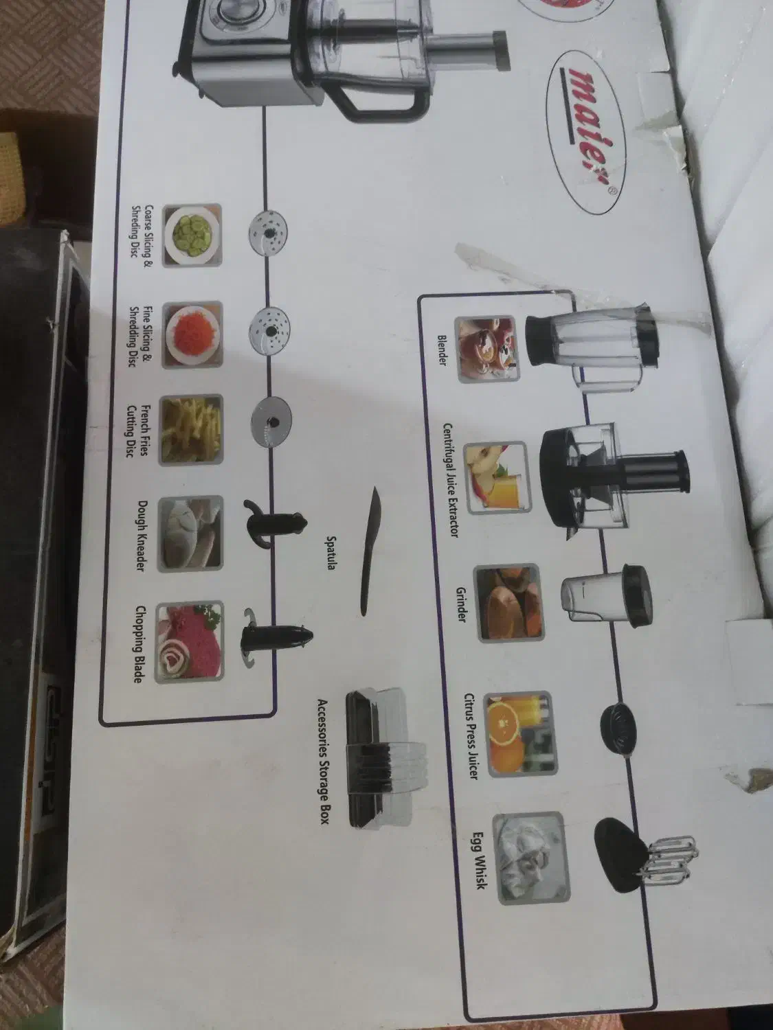غذاساز اک|خردکن، آسیاب، غذاساز|قم, شهر قائم|دیوار