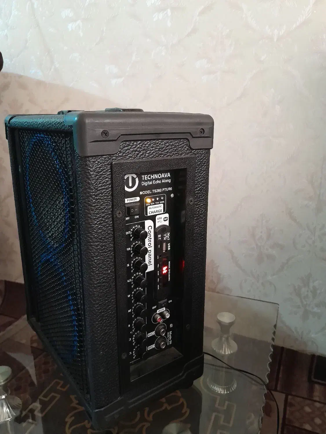 اکو همراه شارژی ۱۶ اینچ ۸×۲ برند اکو دیجیتال تکنوا|سیستم صوتی خانگی|نسیمشهر, |دیوار