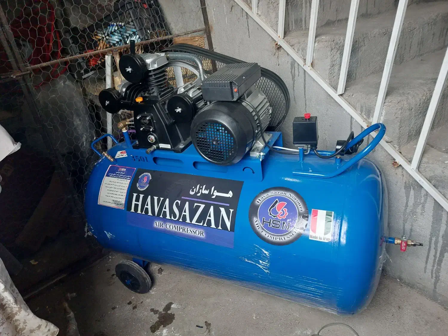 کمپروسور۳۵۰لیتری خوابده|ماشینآلات صنعتی|سورنا, |دیوار