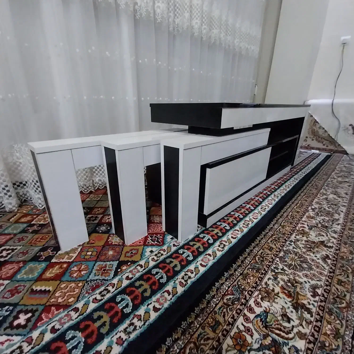 میز تلوزیون افزایشی دو رنگ|میز تلویزیون|شاهین‌شهر, مسکن مهر|دیوار