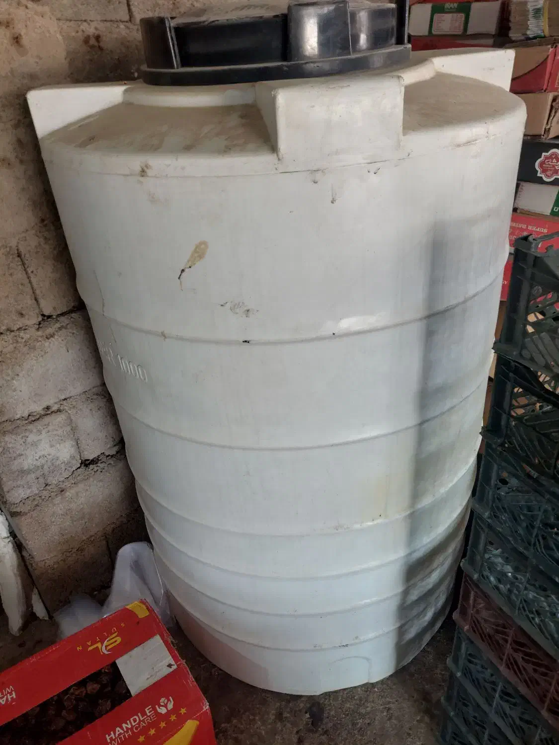 بشکه 1000لیتری گازوئیلی|مصالح و تجهیزات ساختمان|وحدتیه, |دیوار