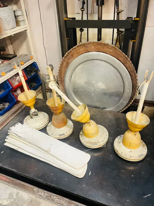 ۴عدد پنکه سقفی|پنکه و تصفیهکنندهٔ هوا|گرگان, |دیوار