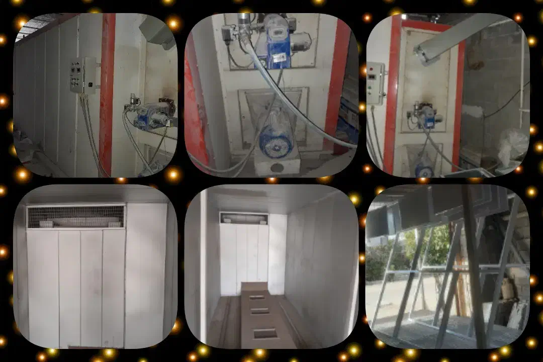 خط رنگ استاتیک و کابینت سازی|ماشین‌آلات صنعتی|چرام, |دیوار