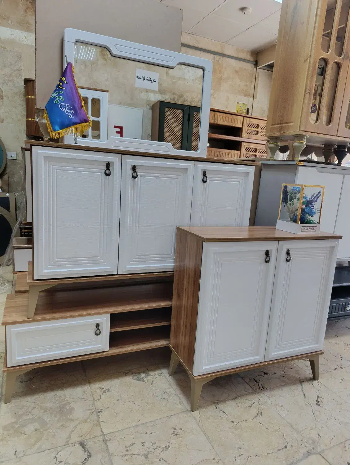 کنسول آینه جاکفشی میز تی وی جاکفشی کافی بار....|بوفه، ویترین، کنسول|تهران, صاحب الزمان|دیوار