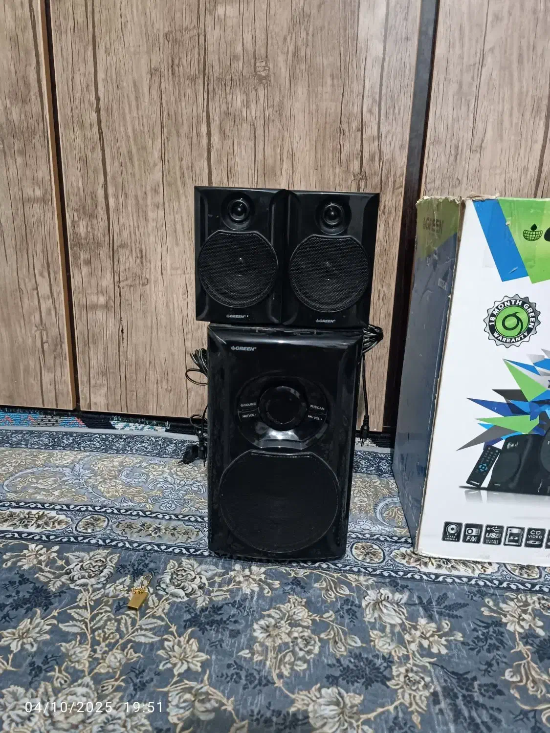 اسپیکر کامپیوتر گرین در حد نو|قطعات و لوازم جانبی رایانه|اهواز, پردیس|دیوار