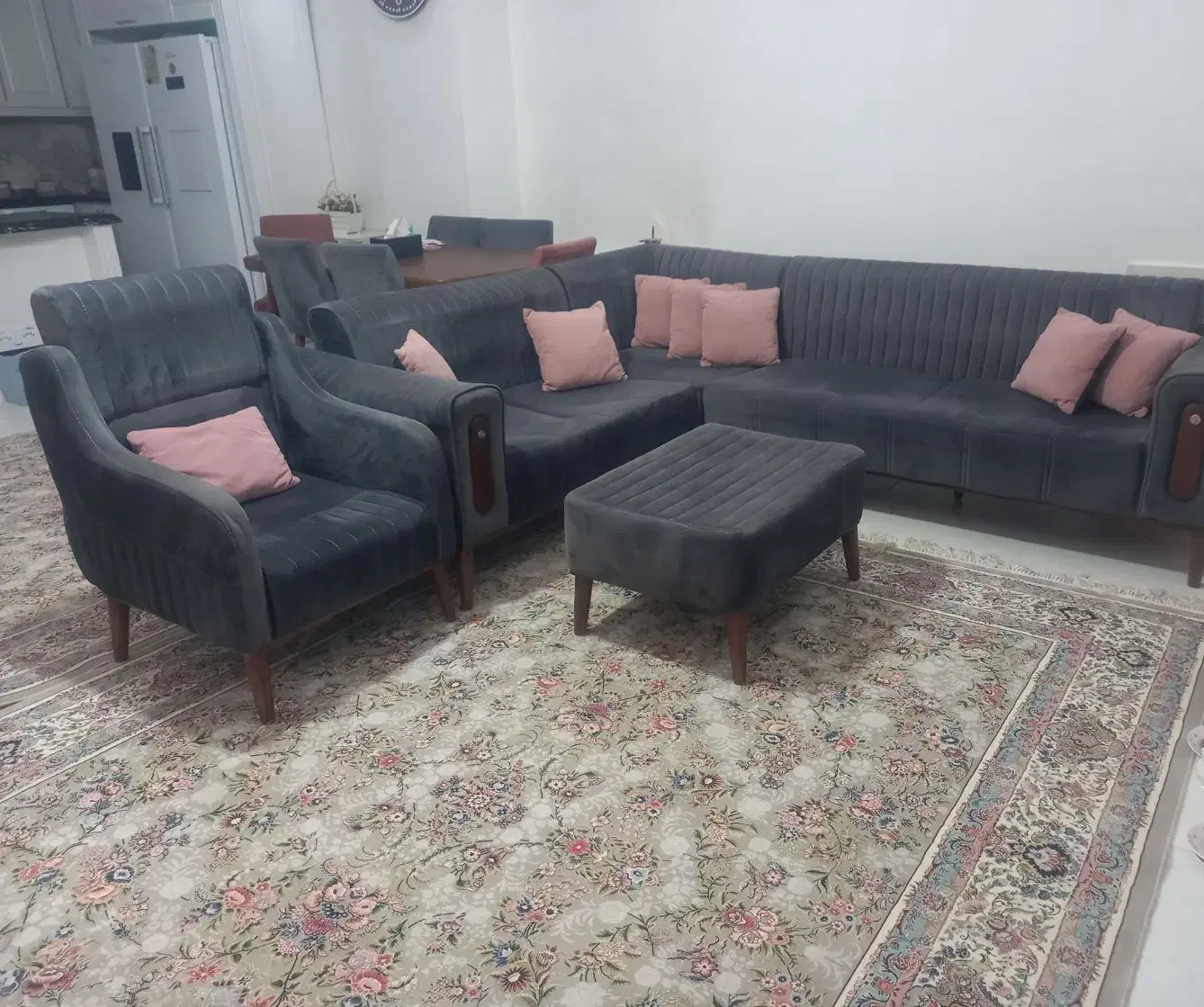 مبل ال با جلو مبلی|مبلمان خانگی و میز عسلی|اسلامشهر, شهرک واوان|دیوار