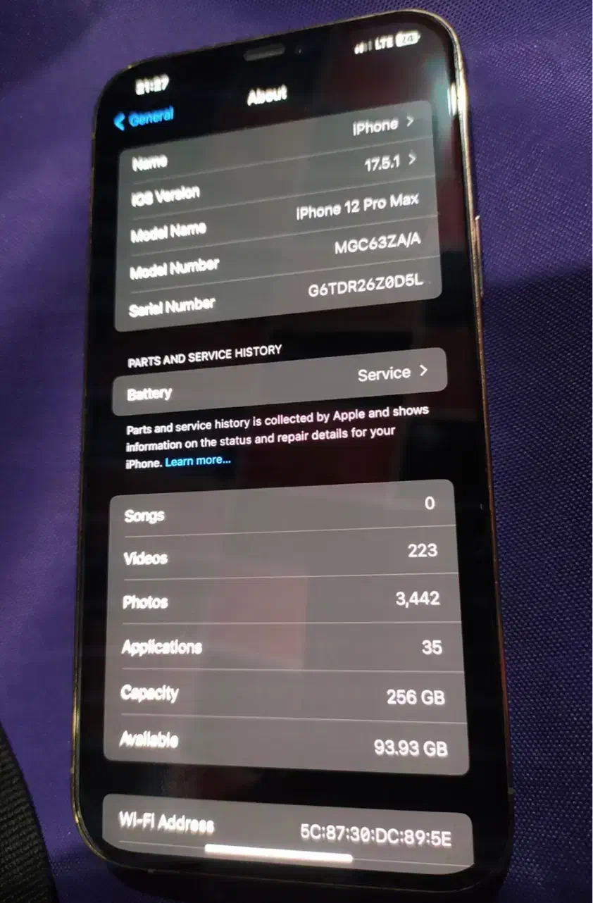 iPhone 12 promax 256 G|موبایل|اهواز, اهواز|دیوار