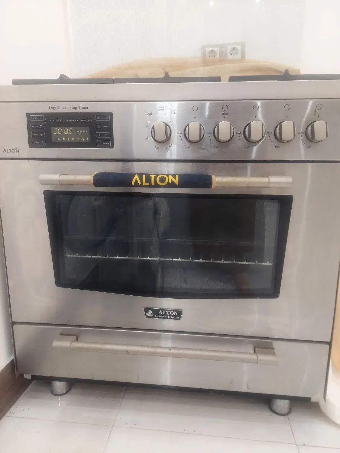 فرگاز ۵ شعله آلتون مدل Z4D تایمردار دیجیتال|اجاق گاز و لوازم برقی پخت‌وپز|بوشهر, |دیوار